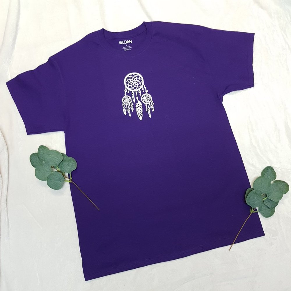 Dream Catcher Print Crew Neck T-Shirt